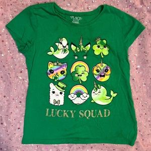 7/8 Girls St Patrick’s Day shirt